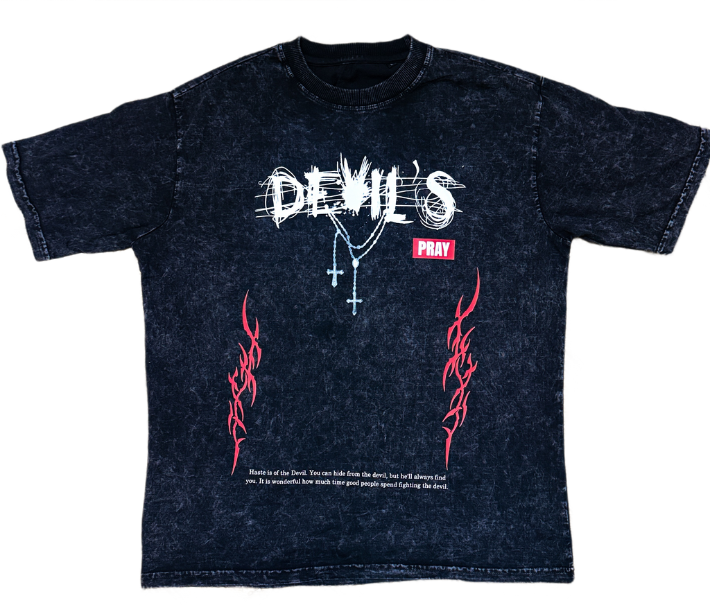 DEVIL- UNISEX OVERSIZED TEES